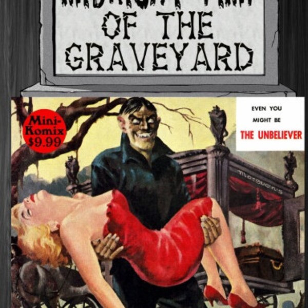 Midnight Pimp Of The Graveyard horror comics graphic novel paperback Silver Age monster monsters zombie zombies vampire vampires ghost ghoul