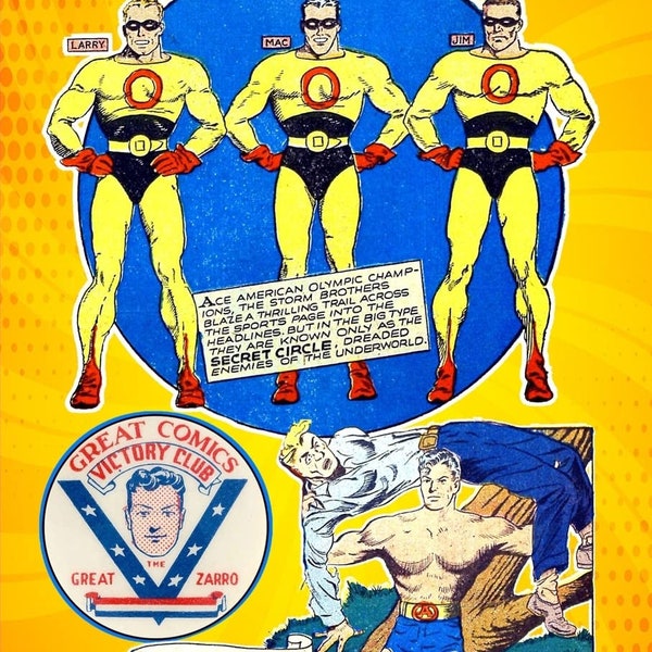 Great Choice Comics graphic novel Golden Age comic book trade paperback superhero, superheroes hero heroes action adventure comedy humor