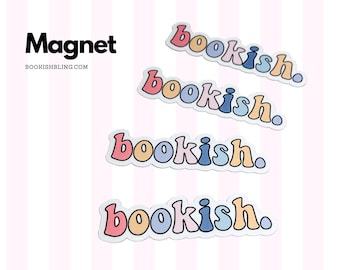 Bookish - Book Cart / Fridge Magnet