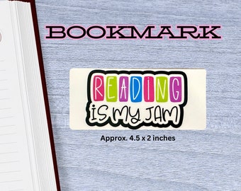 Reading is my Jam Bookmark