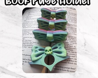 3D Skull Page Holder