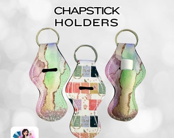 Chapstick Holder Keychain
