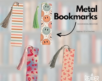 Metal Bookmarks w/ Tassel
