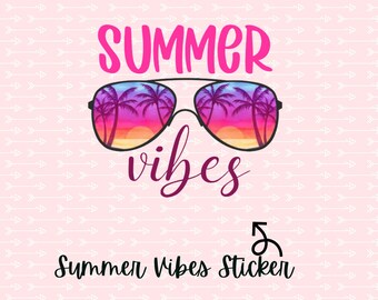 Summer Vibes Sticker