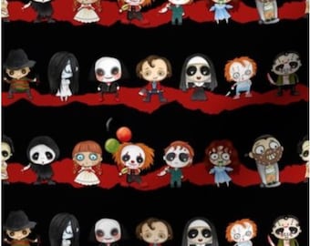Little Horrors Friends, Scary Characters -Booksleeve