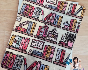 Smut Bookshelf, Book Sleeve, ipad sleeve, Kindle Sleeve, Oasis
