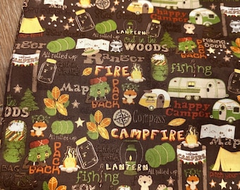 Happy Camping- Book Sleeve, ipad sleeve, Kindle Sleeve, Oasis Sleeve