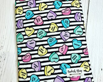 ANTI- valentines Conversation Hearts- Book Sleeve