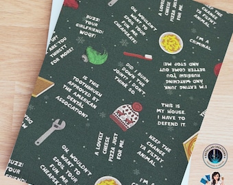 Holiday Chaos Book Sleeve, Gift for bookworms Christmas