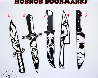 Thrill small Bookmark - Fall, Halloween, Thriller, books Bookmarks, Page Saver, Bookish Gift