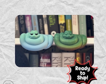 Sleeping Snake Shelf Friend- bookshelf, decor, fantasy, gifts