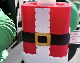 3D Santa Soap Dispenser Holder – Cute & Functional Counter Décor