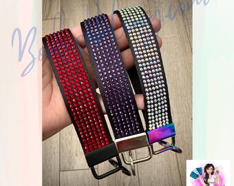 Key Wristlet with Rhinestones
