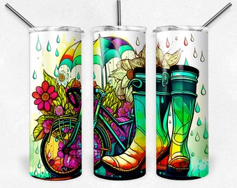 Spring Vibes-  20oz Stainless Steel Tumbler