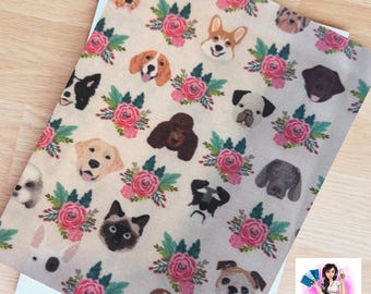 Pet Lovers Book sleeve | Cats and Dogs | animal lover | bookish gift