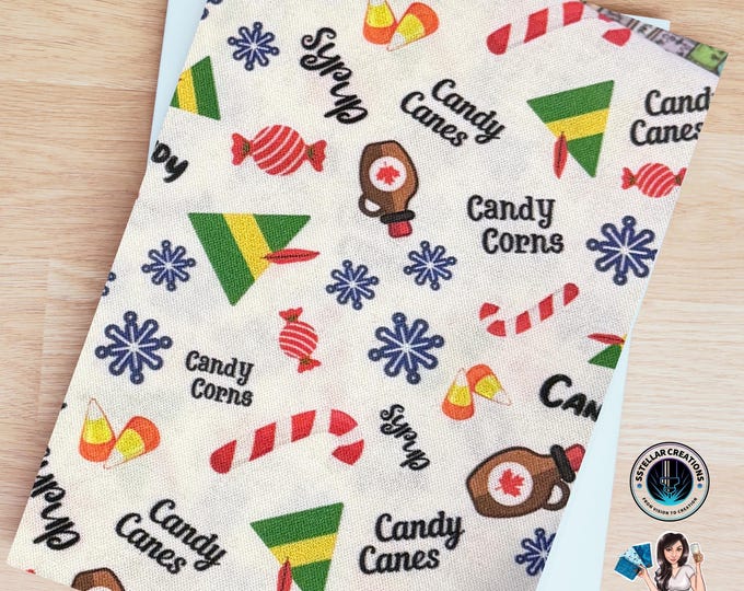 Featured listing image: Holiday Main Ingredients Book Sleeve, Gift for bookworms Christmas