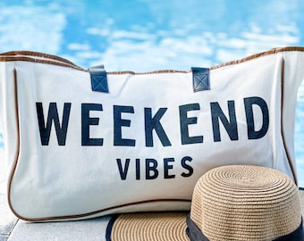 Weekend Vibes - Canvas Tote Bag