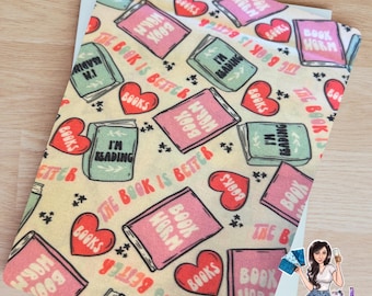 Books are better, Book Sleeve, ipad sleeve, Kindle Sleeve, Oasis