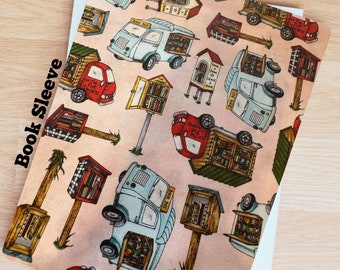 Neighborhood Library - BookSleeve, ipad sleeve, Kindle Sleeve, Oasis