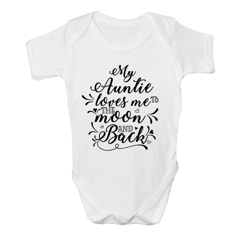 i love my auntie baby grow