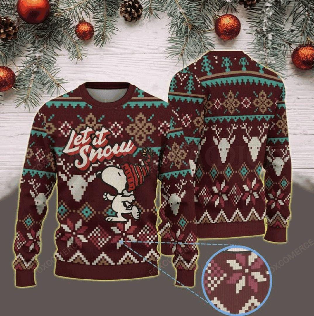 Red snoopy sweater España