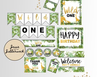 Wild One - Decorazioni di compleanno per ragazzi, 27 pezzi