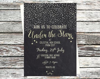celestial invitation etsy