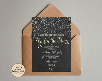 celestial invitation etsy