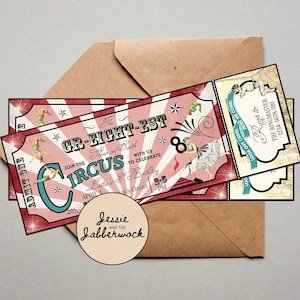 Größte Show 8. Geburtstagseinladung | Circus Ticket laden | Gr8est Show | Gr-eight-est Show-Ticket | Karnevalsparty