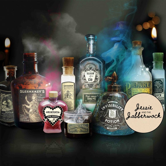 Potion Bottle Labels | 21 Label Bundle | Apothecary | Magical Witches and Wizards Vintage Labels | Stickers | Instant Download Printables