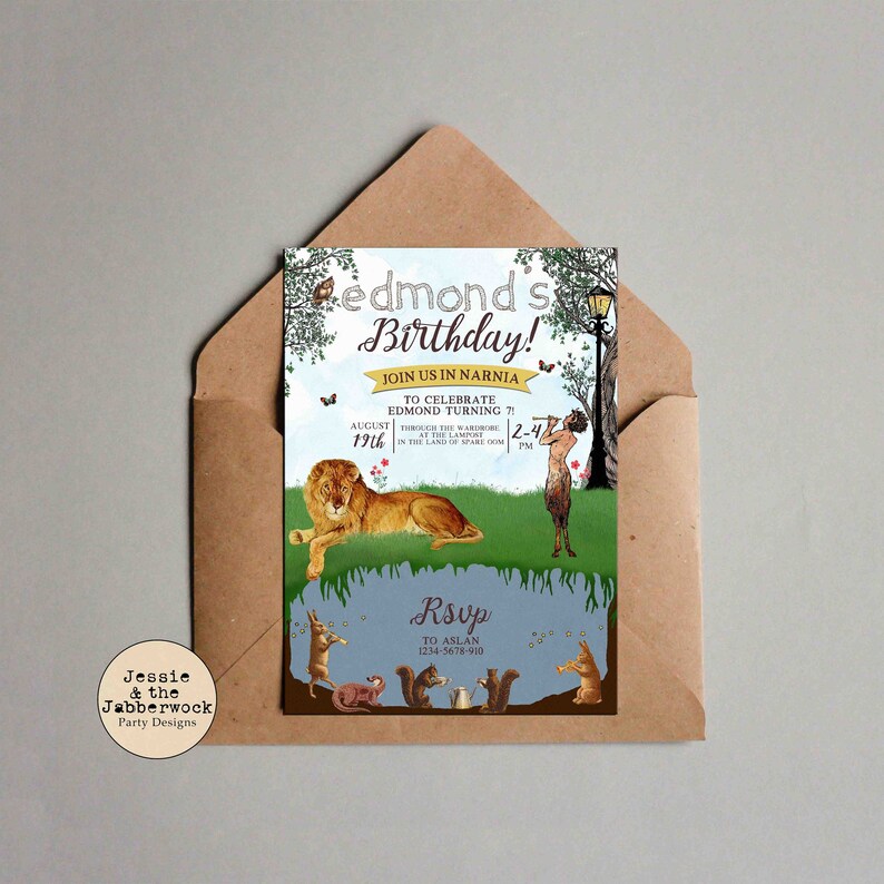 Personalised The Lion The Witch The Wardrobe Narnia Etsy