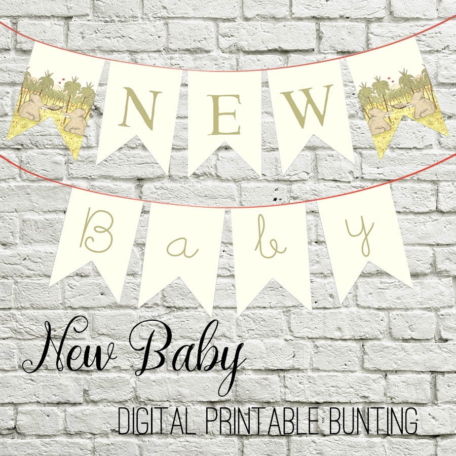 Einladungskarten Für Babyparty – Neutrales Elefanten- & Dschungel-Design, Grün, Für Jungen Oder Mädchen, Inkl. Platz Für Persönliche Nachrichten (Postkartenformat)