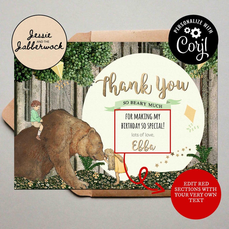 We're Going on a Bear Hunt Invite | Enchanted Woodland Invitation ...