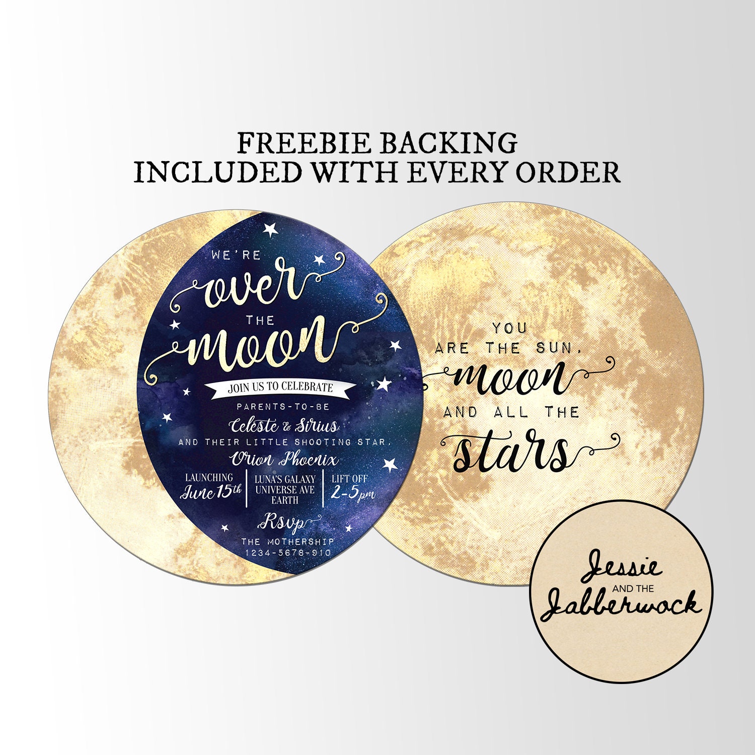 Over The Moon Baby Shower Invitation Twinkle Twinkle Little Etsy Over The Moon Baby Shower Invitation Twinkle Twinkle Little Etsy
