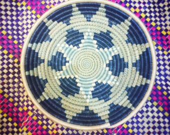 Hand woven basket.