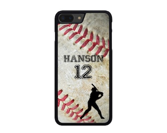 Custom Baseball case.Personalized Baseball case.Player&#39;s Name and Number.iPhone case.Samsung case.iPhone X.iPhone 8+.iPhone 8.iPhone 7.7+