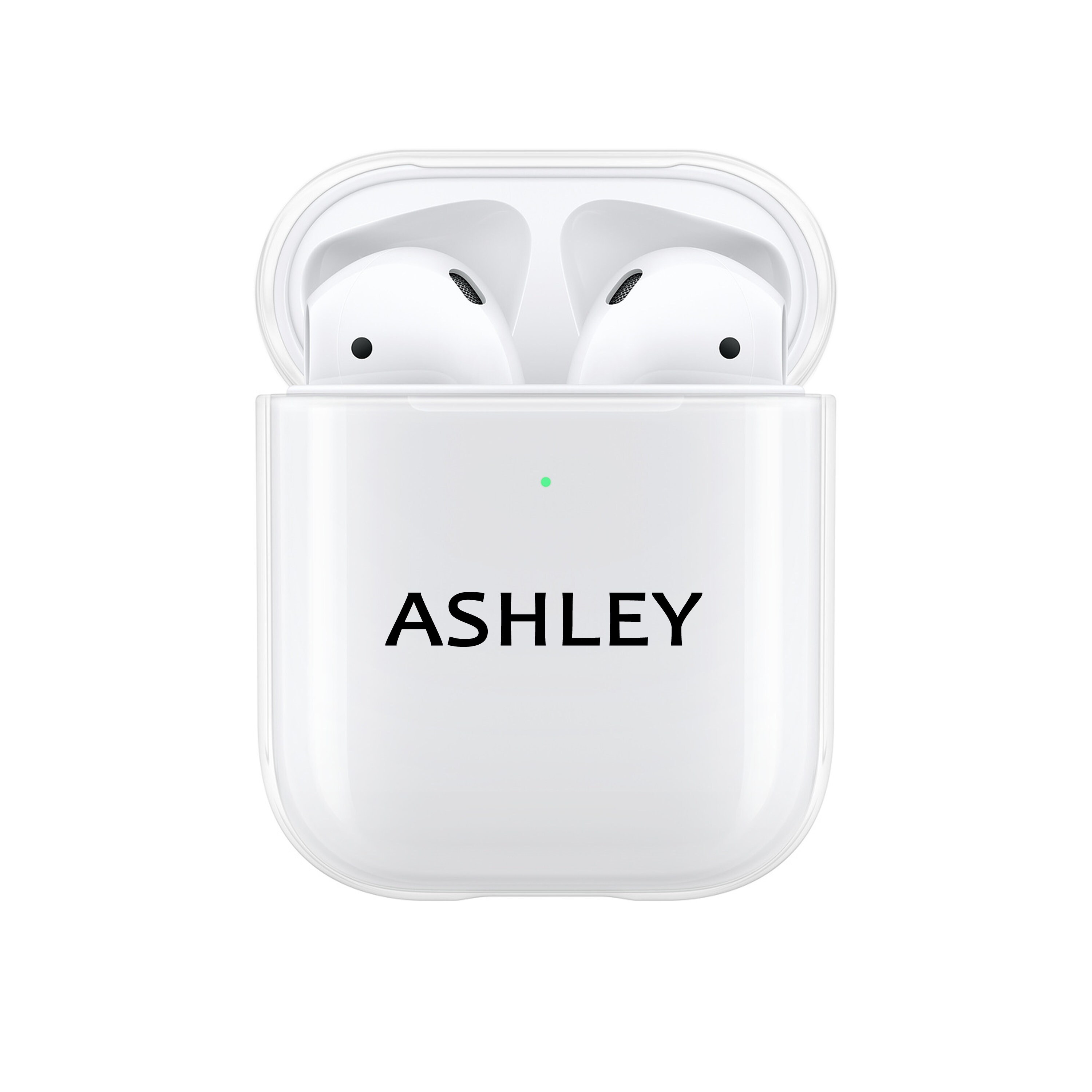 CLEAR Custom Name AirPods 1 and 2 Case Name Airpods Case Personalized Gift Air Pod case Air Pod case Personalize with Name Custom Air pod
