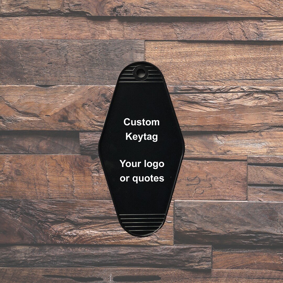 Customized Logo Keychain. One of a Kind Funny Humorous Key Tag.key Ring