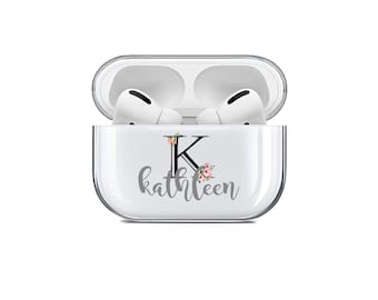 Custom Name AirPods Pro Case Name Airpods Case Personalized Gift Air Pod case Clear Air Pod case Personalized with Name Custom Air pod