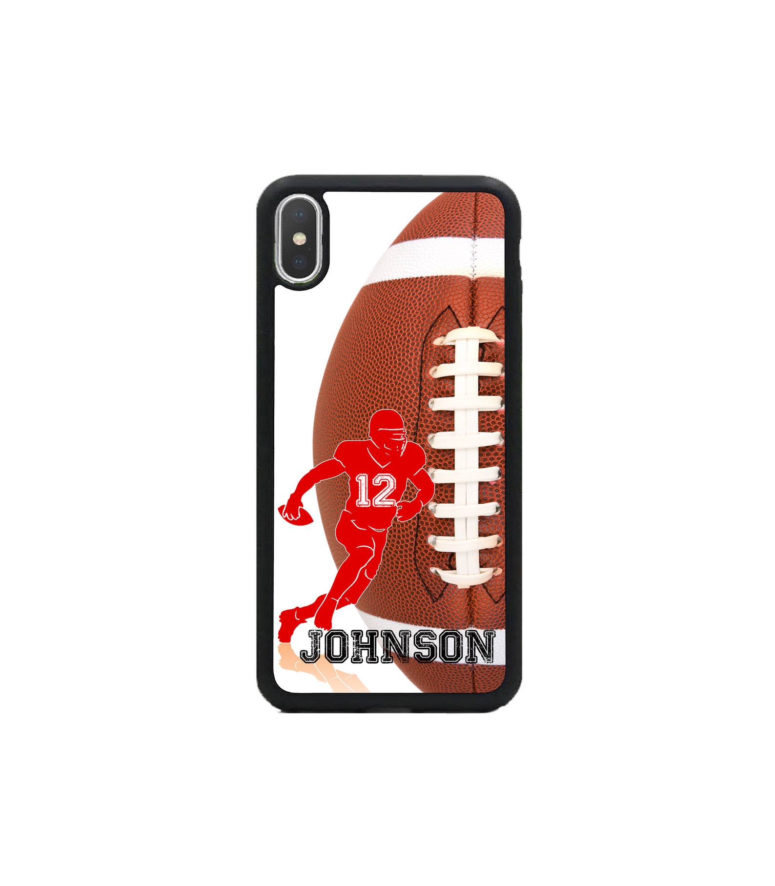 Football.custom Football Case.personalized Football Etsy