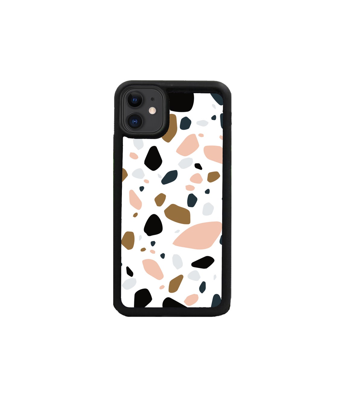 Terrazzo Pattern White Iphone 11 Case.iphone 11 Pro Max Etsy