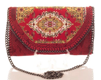 Onorner Elegant Designer Evening Clutch Purse for Women Retro Handbag Purse