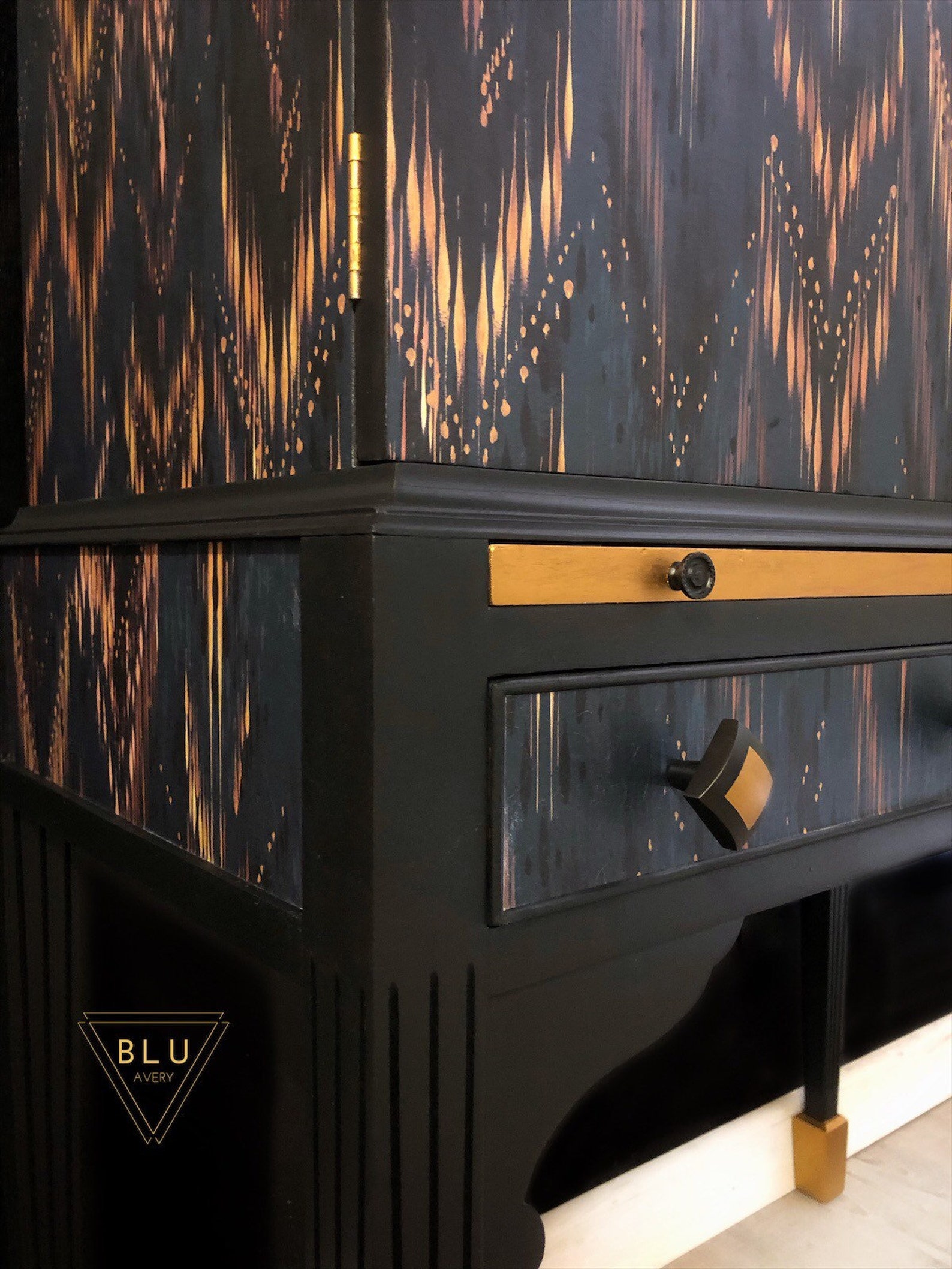 Art Deco Drinks Cabinet Cocktail Cabinet Designer Drinks - Etsy UK