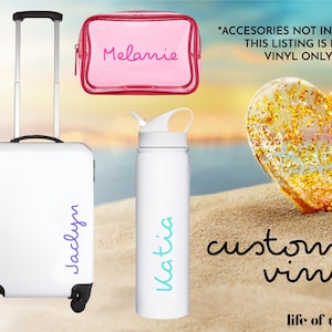 Love Island INSPIRED Custom Name Vinyl / Sticker / Decal / Gift / Bachelorette / Birthday / Personalized / Party / Cup