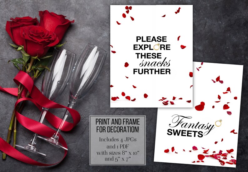 Abc's the Bachelorette Printable Signs / Bachelorette / - Etsy