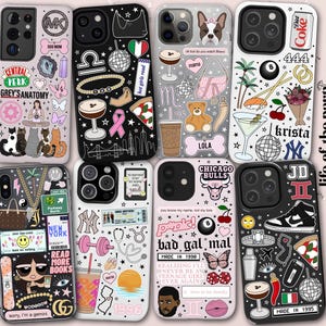 Personalized Phone Case / Customized Case / Unique Case / Personality Case / iPhone / Aesthetic Case / Gift / Transparent