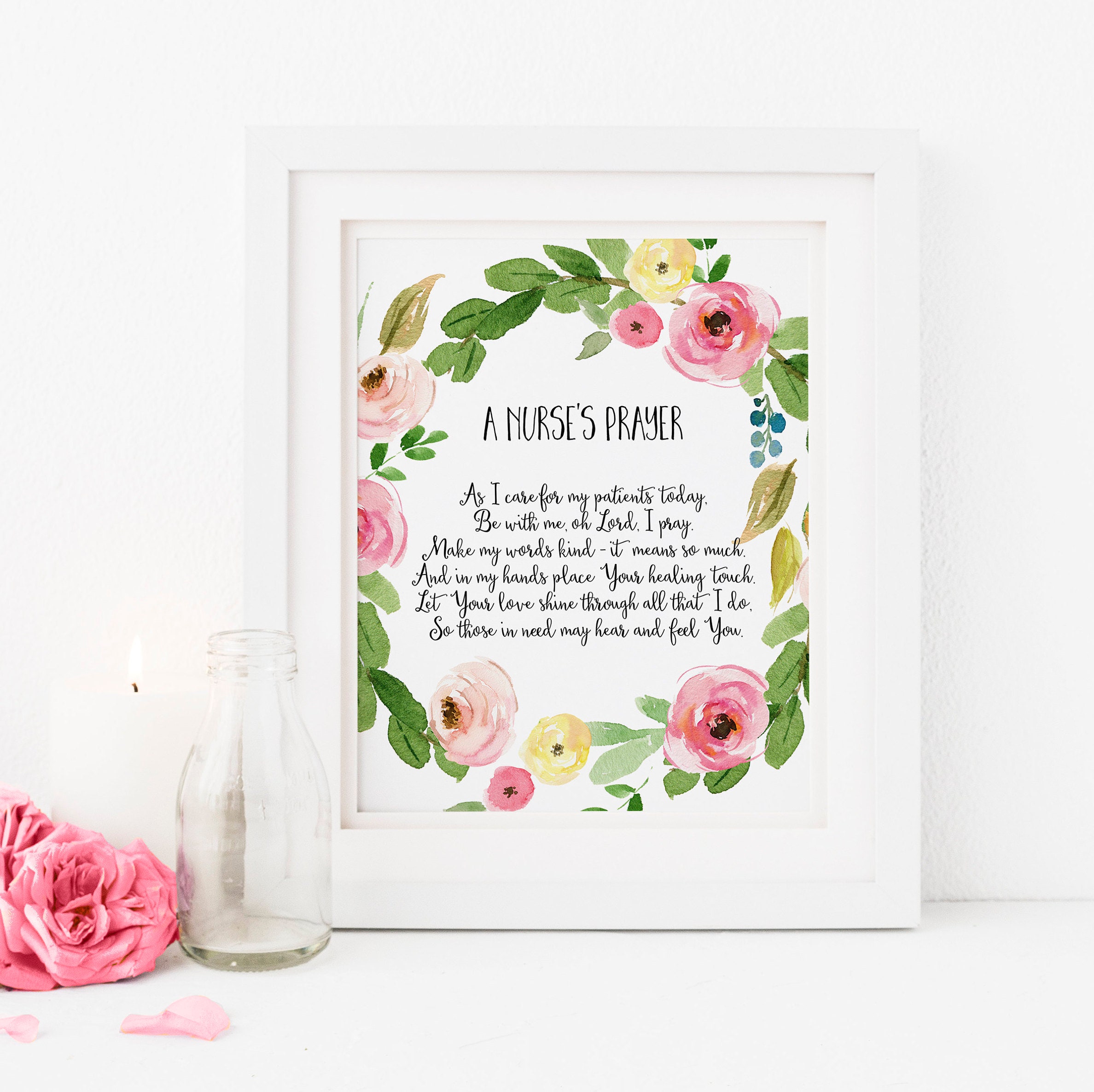 Nurse Gift Nurse Wall Art Nurse Printable Nurse Decor A Nurses | Etsy