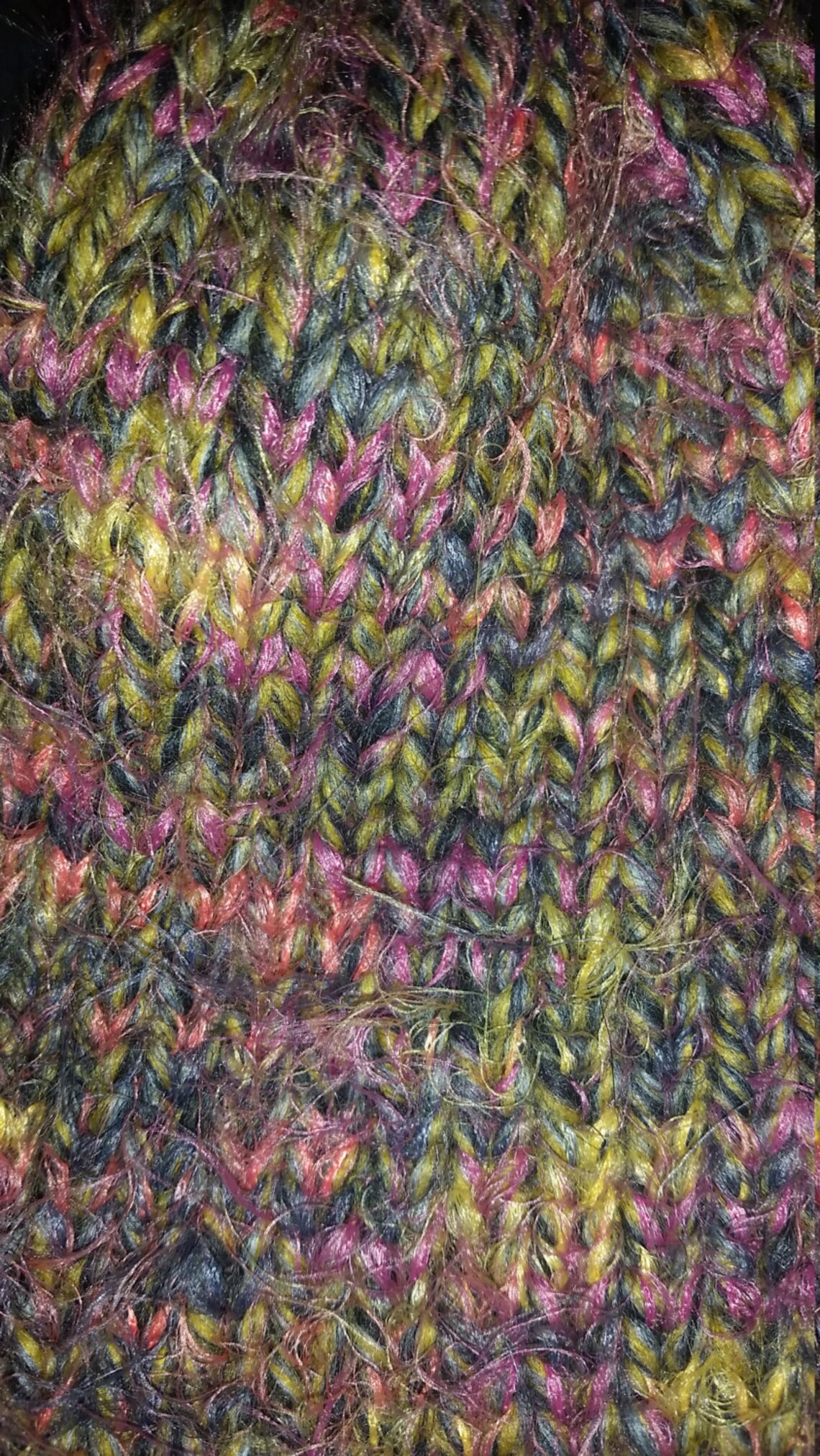 Small-hand Knit Pink Fuzzy Alpaca Yarn Slouch-beanie-hat - Etsy