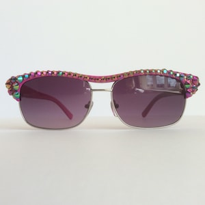 Be-Jewelled (Rainbow) - Bling Embellished Sunglasses Women Crystal Rhinestones Sunnies Shades
