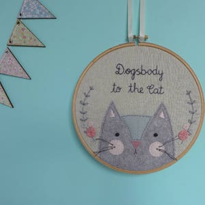 Funny Cat Wall Art Gift For Cat Lover image 1